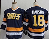 Youth Hanson Brothers #18 Jeff Hanson Blue Winter Classic Stitched Movie Jersey,baseball caps,new era cap wholesale,wholesale hats